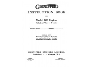 DC Series 3 to 8 Cylinder Instruction manual
