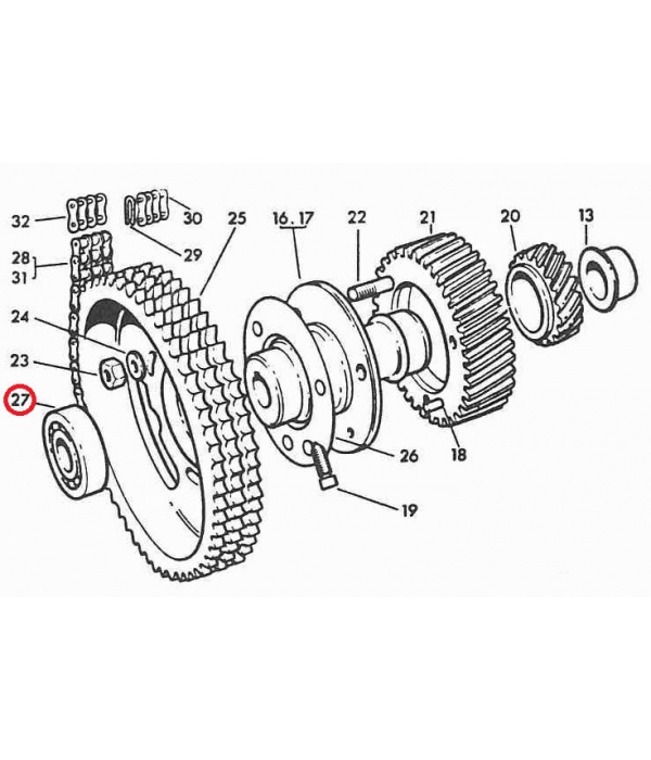LW, LS Camshaft End Ball Journal Bearing
