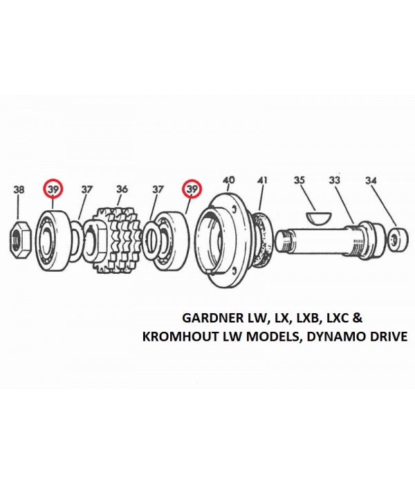 LW, LS, LX, LXB, LXC, L3 & L3B Ball Journal Bearing