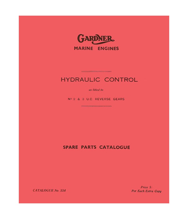 2 & 3UC Hydraulic Control Parts Manual